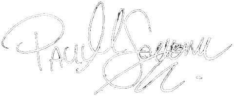 Handtekening van live tekenaar Paul Schenk